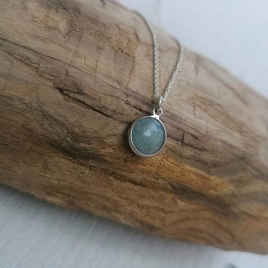 Aquamarine Serenity Necklace