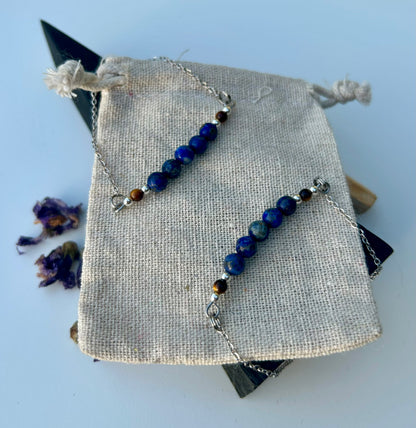 Lapis Lazuli x Tiger’s Eye Bracelet