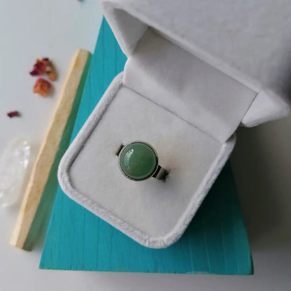 Green Aventurine Ring