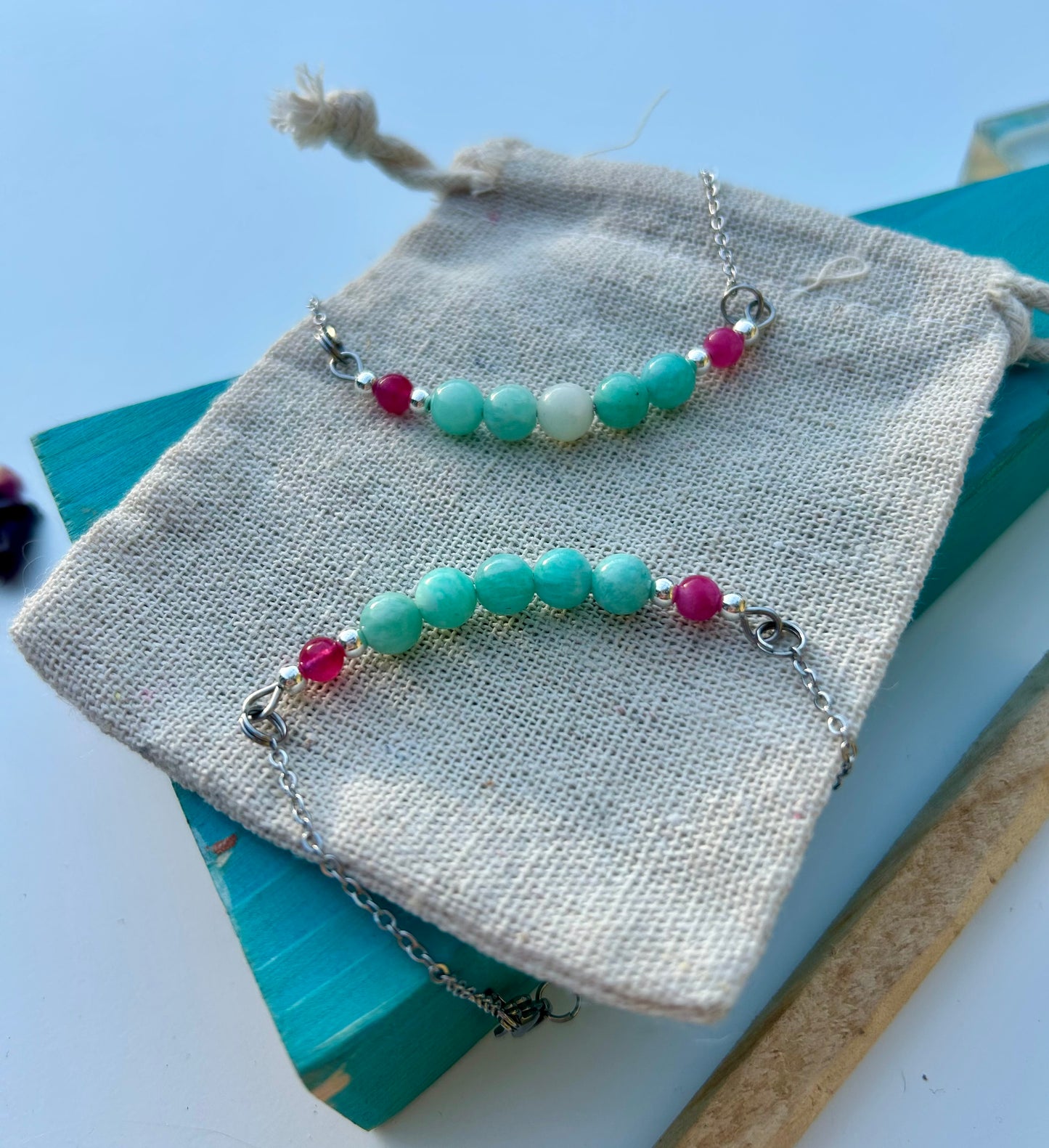 Amazonite x Angelite Bracelet