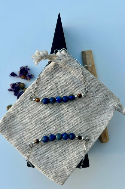 Lapis Lazuli x Tiger’s Eye Bracelet