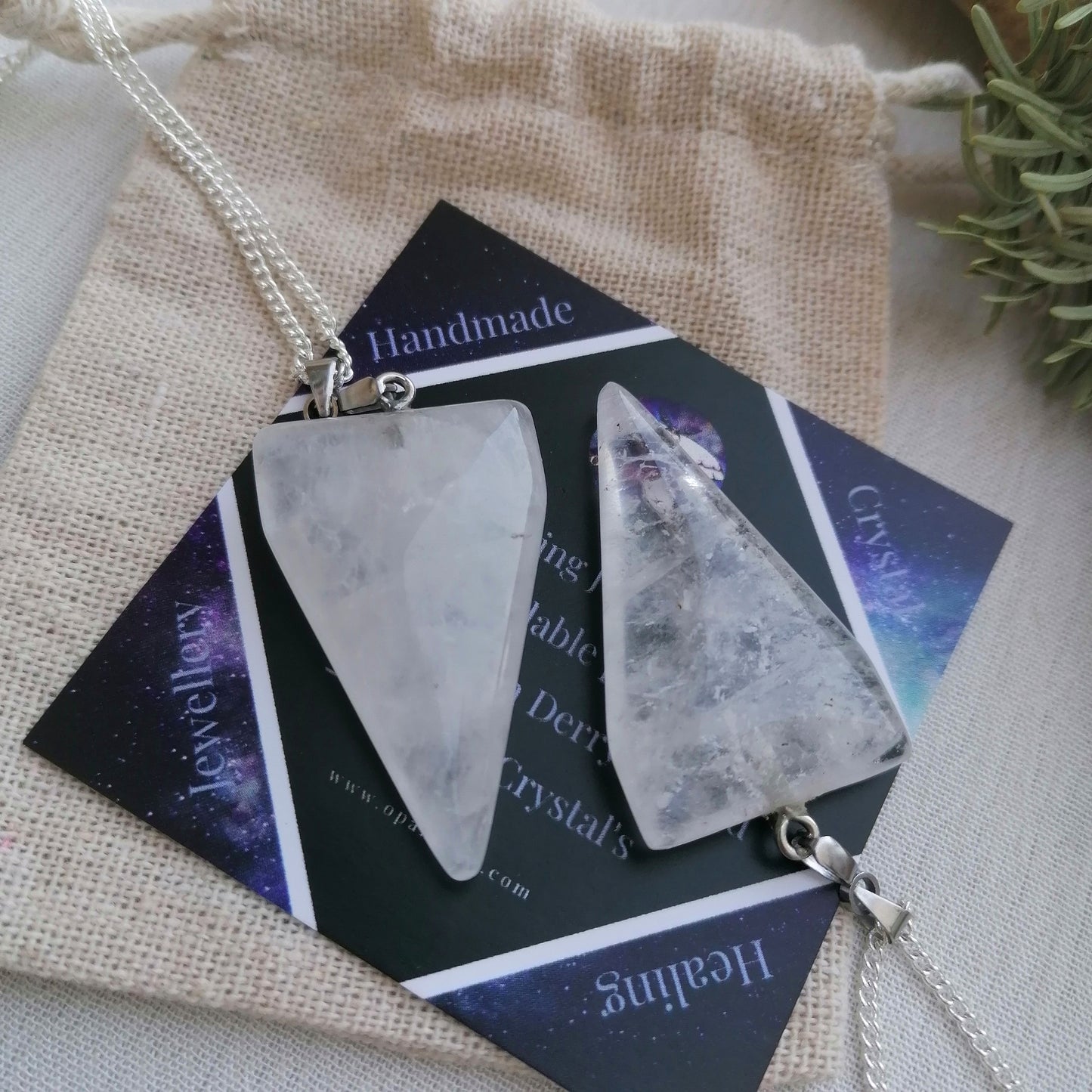 Quartz Arrow Necklace