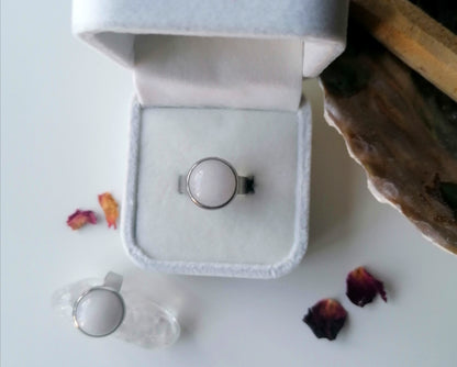 White Jade Serenity Ring