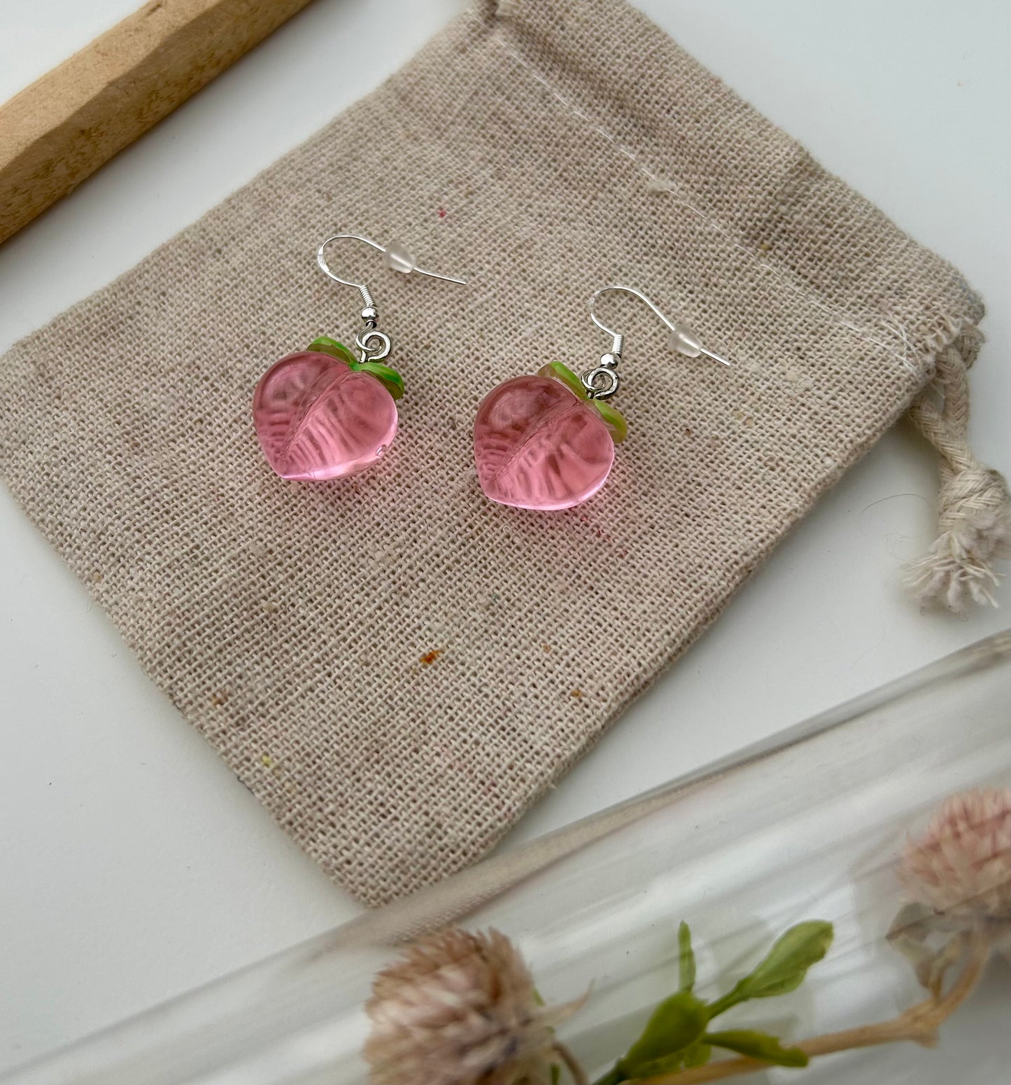 Peach Blossom Earrings