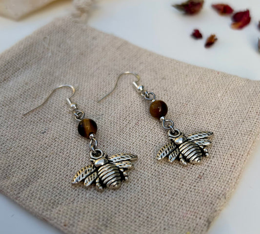 Sweet Honey x Tigers Eye Earrings