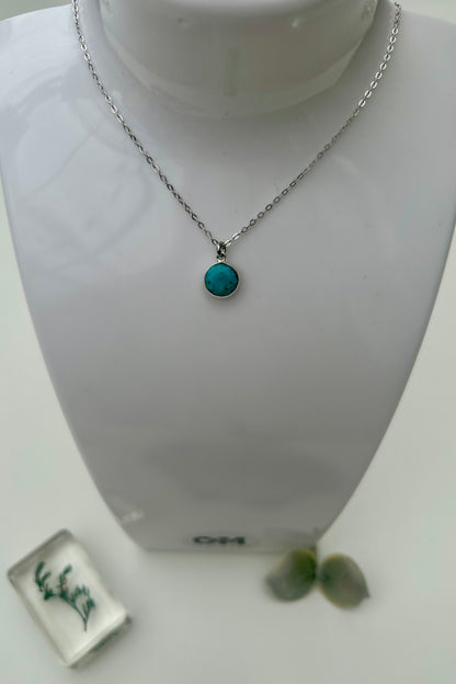 Turquoise x Sterling silver Necklace