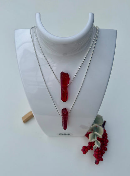 Red Quartz Necklace