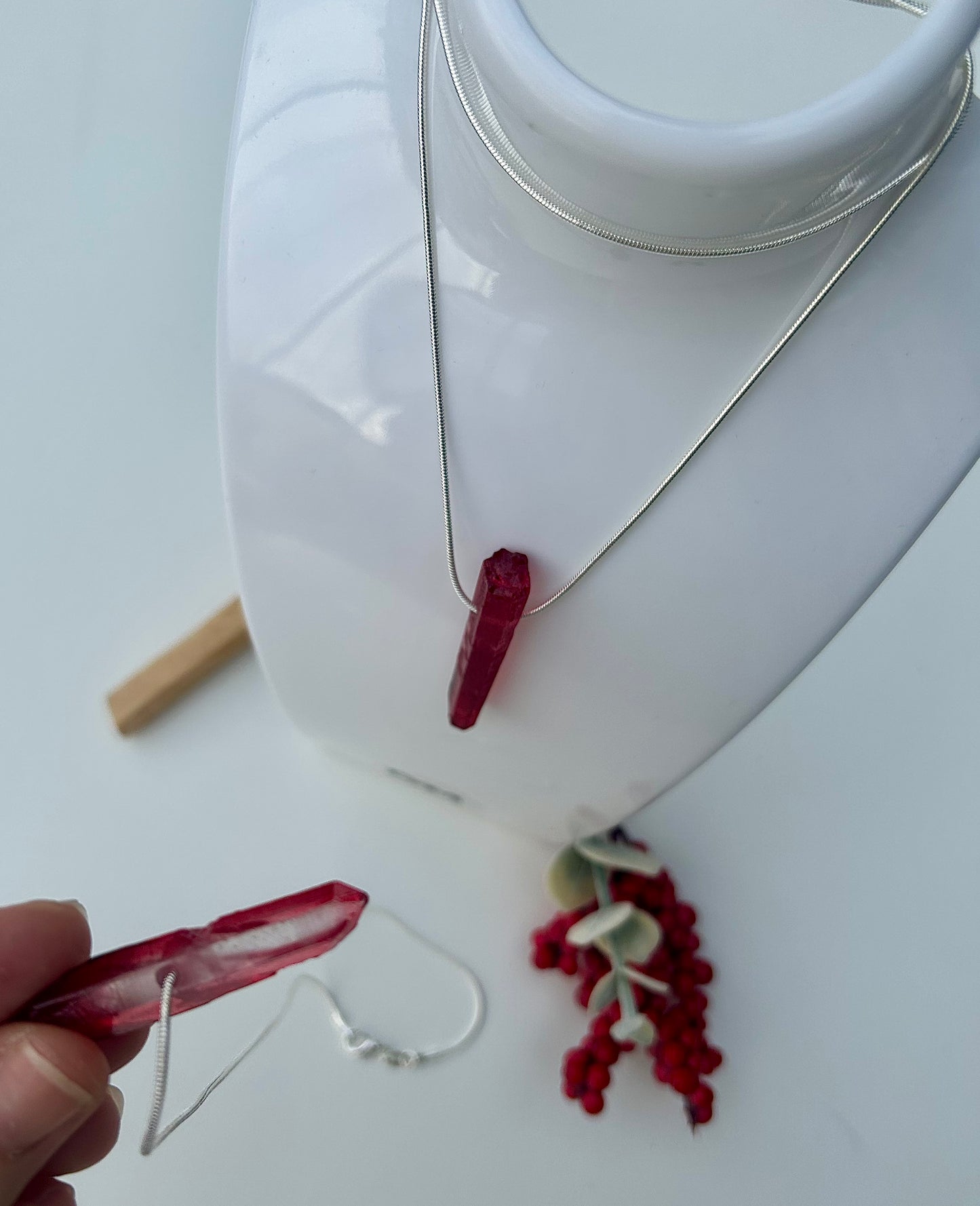 Red Quartz Necklace