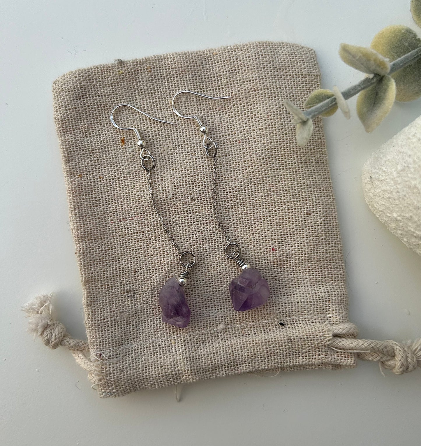 Cosmic Sisters Amethyst Earrings